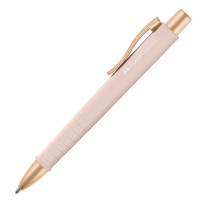 Penna a sfera a scatto Poly Ball Urban - punta 0,7 mm - fusto pale rose - Faber Castell - 241187 - 6933256654557 - DMwebShop