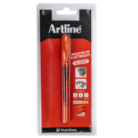 Marcatore permanente - per elettricisti - a doppia punta 0,4 - 1 mm - arancione - Artline - A 84013329 - 8059484013329 - DMwebShop