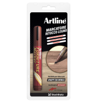Marcatore permanente per legno Furniture Marker - punta a scalpello - tratto 2-5 mm - mogano - Artline - A 95M/BL - 5037538024128 - DMwebShop