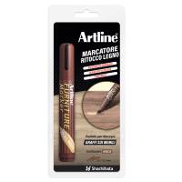 Marcatore permanente per legno Furniture Marker - punta a scalpello - tratto 2-5 mm - noce - Artline - A 95N/BL - 5037538024104 - DMwebShop