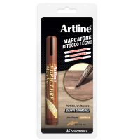 Marcatore permanente per legno Furniture Marker - punta a scalpello - tratto 2,0 - 5,0 mm - quercia - Artline - A 95Q/BL - 5037538024111 - DMwebShop