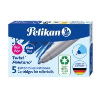 Cartuccia sferografica KM5 eco - blue royal - conf. 10 pezzi - Pelikan - 300010004 - 4012700824684 - DMwebShop