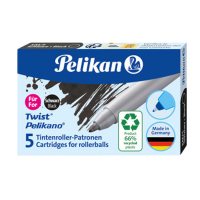 Cartuccia sferografica KM5 eco - nero - conf. 10 pezzi - Pelikan - 300010005 - 4012700824691 - DMwebShop