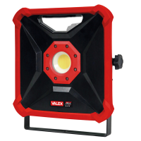 Faro led M-LD 18 - a batteria - 18 V - 26 x 23 x 7 cm - nero-rosso - Valex - 1152239 - 8004878100505 - DMwebShop
