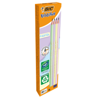 Matita Evolution Pastel - gradazione HB - colori assortiti - conf. 12 pezzi - Bic - 518307 - 3086123744943 - DMwebShop