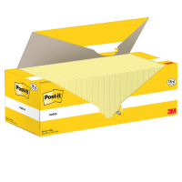 Blocco foglietti Notes - 654-CY-VP24 - 76 x 76 mm - giallo Canary - 100 fogli - conf. 24 blocchi - Post-it - 7100319213 - 4064035128074 - DMwebShop