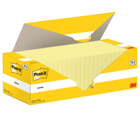 Blocco foglietti Notes - 655-CY-VP24 - 76 x 127 mm - giallo Canary - 100 fogli - conf. 24 blocchi - Post-it - 7100317836 - 4064035128081 - DMwebShop