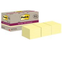 Blocco fogli SuperSticky Green - 654R-SSCY14+4 - 76 x 76 mm - riciclata - giallo Canary - 70 fogli - conf. 18 blocchi - Post-it - 7100284878 - 4064035060893 - DMwebShop