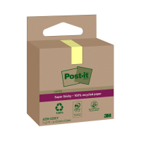 Blocco foglietti SuperSticky Green - 622R-SS3CY - 47,6 x 47,6 mm - carta riciclata - giallo Canary - 70 fogli - conf. 3 blocchi - Post-it - 7100284575 - 4064035059675 - DMwebShop