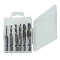 Punte per metallo autofilettanti HSS - misure assortite - conf. 6 pezzi - Valex - 1461300 - 8004878704222 - DMwebShop