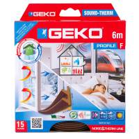 Guarnizione adesiva per l'isolamento di porte e finestre SOUND-THERM - fessura 1-4 mm - 6 mt - marrone - Geko - 3300-4 - 3300/4 - 8014846200205 - DMwebShop