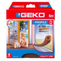 Guarnizione adesiva per isolamento STRIP - fessura 2-5,5 mm - 9 x 6 mm x 6 mt - gomma - marrone - Geko - 1000/64 - 8014846620027 - DMwebShop
