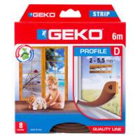 Guarnizione adesiva per isolamento STRIP - fessura 2-5,5 mm - 9 x 6 mm x 6 mt - gomma - marrone - Geko - 1000/64 - 8014846620027 - DMwebShop