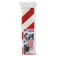 Pannello antiurto adesivo Box - 13,7 x 50 cm - bianco-rosso - conf. 2 pezzi - Geko - 1810 - 8014846001017 - DMwebShop