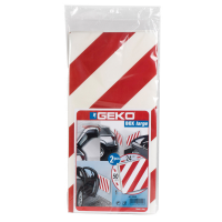 Pannello antiurto adesivo Box - 24 x 50 cm - bianco-rosso - conf. 2 pezzi - Geko - 1810/05 - 8014846001048 - DMwebShop