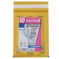 Busta imbottita Sacboll - formato C - 17 x 27 cm - carta - avana - conf. 10 pezzi - Blasetti - 0712 - 8007758007123 - DMwebShop