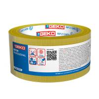 Nastro mascheratura telato Beton - per esterni e superfici ruvide - 5 cm x 50 mt - giallo - conf. 3 pezzi - Geko - 21000/615 - 8014846539176 - DMwebShop