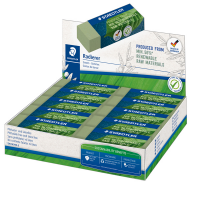 Gomma Eco 526 - 65 x 23 x 13 mm - per matita - verde - conf. 20 pezzi - Staedtler - 526 80-5 - 4007817139943 - DMwebShop