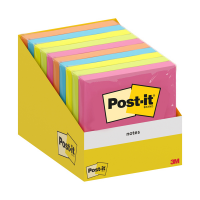 Blocco foglietti - 76 x 76 mm - colori assortiti - 100 fogli - conf. 10 blocchi - Post-it - 7100317840 - 4064035126766 - DMwebShop