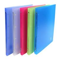 Raccoglitore foderato - PPL - 4 anelli tondi 15 mm dorso 2 cm - f.to utile 22 x 30 cm - colori assortiti - conf. 20 pezzi - Exacompta 51169E - 3130630511694 - DMwebShop