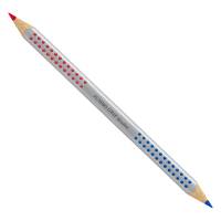 Matita bicolore triangolare Jumbo Grip 1109-10 - rosso-blu - conf. 12 pezzi - Faber Castell - 110910 - 4005401109105 - DMwebShop