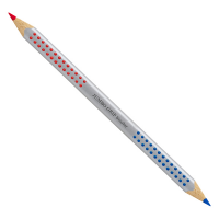Matita bicolore triangolare Jumbo Grip 1109-10 - rosso-blu - conf. 12 pezzi - Faber Castell - 110910 - 4005401109105 - DMwebShop