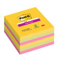 Blocco Super Sticky - 675-6SS-CARN - a righe - 101 x 101 mm - colori Carnival - 90 fogli - conf. 6 pezzi - Post-it - 7100234516 - 51141998855 - DMwebShop