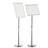 Espositore con cornice a scatto alluminio da pavimento A4 - 11914