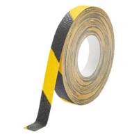 Nastro adesivo antiscivolo duraline grip 2,5 cm x 15 mt giallo nero - 13310