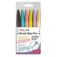 Pennarello Brush Trendy Sign Pen colori assortiti - 14321