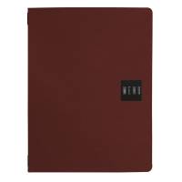 PortaMenu Talk 3 inserti doppi inclusi A4 24,3 x 31,6 cm bordeaux Stilcasa  - 11994