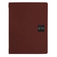 PortaMenu Talk 3 inserti doppi inclusi A4 24,3 x 31,6 cm bordeaux Stilcasa  - 11994