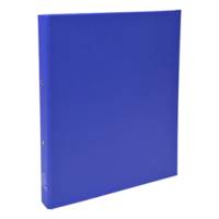 Raccoglitore foderato PPL 2 anelli tondi 30 mm dorso 4 cm 22 x 30 cm blu scuro - 13865