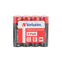 4 Pile - AA - Alkaline stilo - Verbatim - 49501 - 23942495017 - DMwebShop