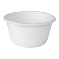 100 Coppette porta salse monouso in canna da zucchero - 60 ml - bianco - Signor Bio - BCC001BIO100B - 8055715782606 - DMwebShop