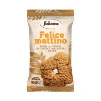 Biscotto rombo - con farina integrale - monoporzione da 35 gr - conf. 44 pezzi - Dolciaria Falcone - 01-0412 - 100330PZ - DMwebShop