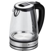 Bollitore elettrico cordless - caraffa in vetro - 2200 W - nero - Melchioni Family - 118360027 - 8006012366532 - DMwebShop