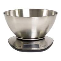 Bilancia da cucina Graal - con ciotola - peso massimo 5 kg - acciaio - Melchioni Family - 118210025 - 8006012367522 - DMwebShop