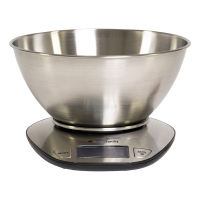 Bilancia da cucina Graal - con ciotola - peso massimo 5 kg - acciaio - Melchioni Family - 118210025 - DMwebShop