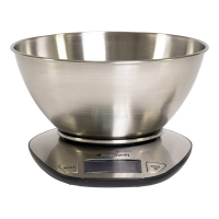 Bilancia da cucina Graal - con ciotola - peso massimo 5 kg - acciaio - Melchioni Family - 118210025 - 8006012367522 - DMwebShop