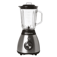 Frullatore Frullo Glass - con bicchiere in vetro - 600 W - nero-argento - Melchioni Family - 118420210 - 8006012367461 - DMwebShop