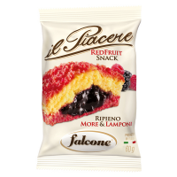 Il Piacere Red Fruit Snack - more e lampone - 60 gr - Dolciaria Falcone - 01-0132 - 8023696003461 - DMwebShop