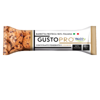 Barretta proteica GustoPro - cioccolato fondente e cookie - 40 gr - conf. 24 pezzi - Falco - 01-0399 - 8033501516215 - DMwebShop