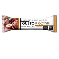 Barretta proteica GustoPro - cioccolato al latte e nocciola - 40 gr - Falco - 01-0400 - 8033501516239 - DMwebShop
