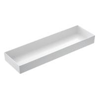 Vassoio Venezia - 53 x 16,2 x 6 cm - melamina - bianco - Leone - T8455 - 8024112017413 - DMwebShop
