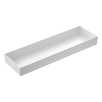 Vassoio Venezia - 53 x 16,2 x 6 cm - melamina - bianco - Leone - T8455 - 8024112017413 - DMwebShop