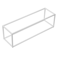 Stand buffet GN 2/4 - 53 x 16,5 x 16 cm - metallo - bianco - Leone - T0585.Y - 8024112017987 - DMwebShop