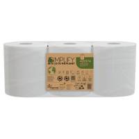 Asciugamani in rotolo Centrefeed Simplify - 19,6 cm x 90 mt - Ø 18,5 cm - 17 gr - 450 strappi - 2 veli - pacco 3 rotoli - Papernet - 420374 - 8024929009083 - DMwebShop