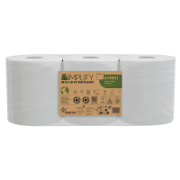 Asciugamani in rotolo Autocut Simplify - 19,6 cm x 130 mt - Ø 18,5 cm - 19,5 gr - 2 veli - bianco - pacco 3 rotoli - Papernet - 419951 - 8024929009427 - DMwebShop