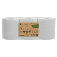 Asciugamani in rotolo Autocut Simplify - 19,6 cm x 130 mt - Ø 18,5 cm - 19,5 gr - 2 veli - bianco - pacco 3 rotoli - Papernet - 419951 - 8024929009427 - DMwebShop